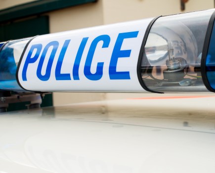 police car lights