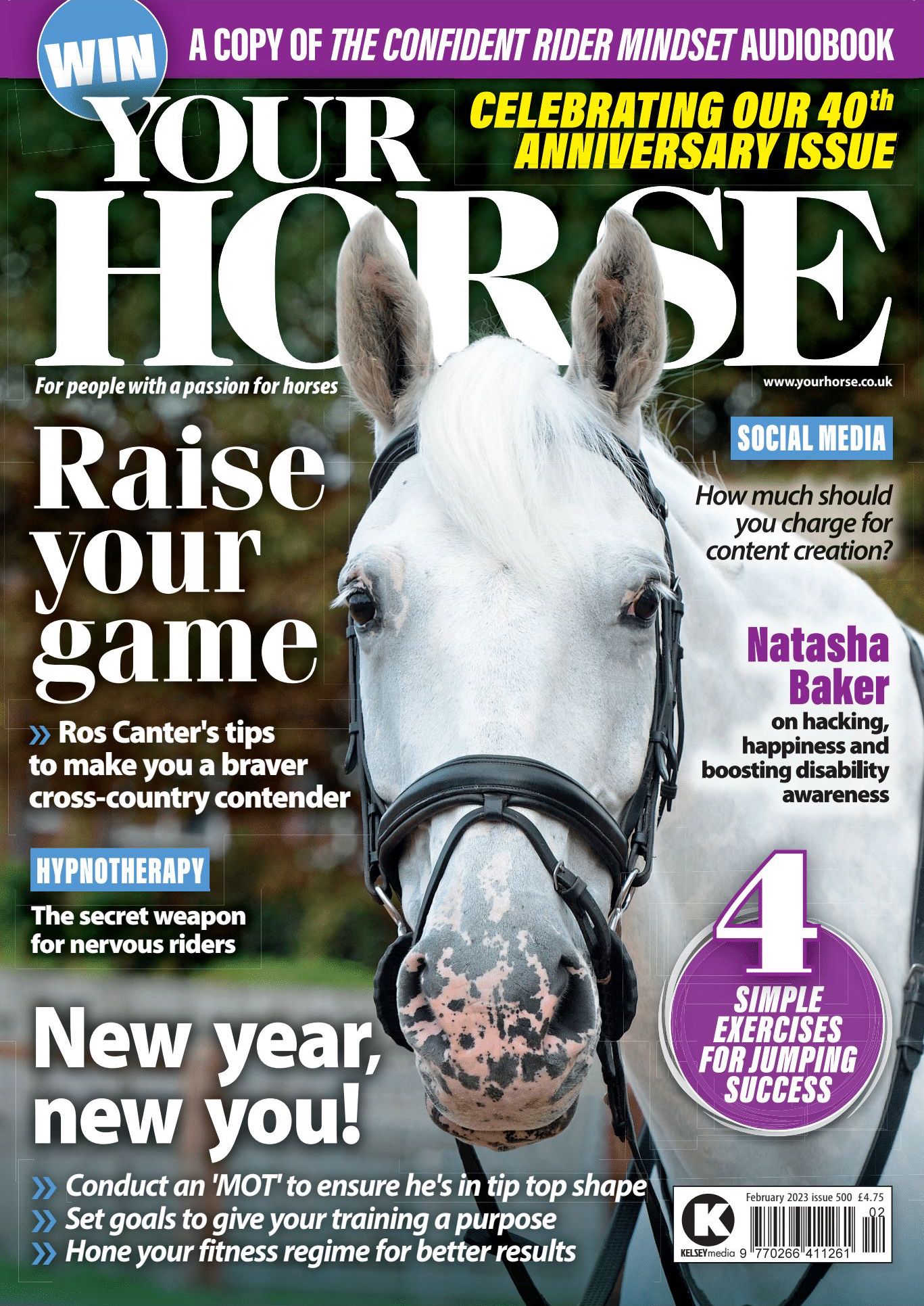 Inside the February issue of Your Horse our 40th anniversary and 500th