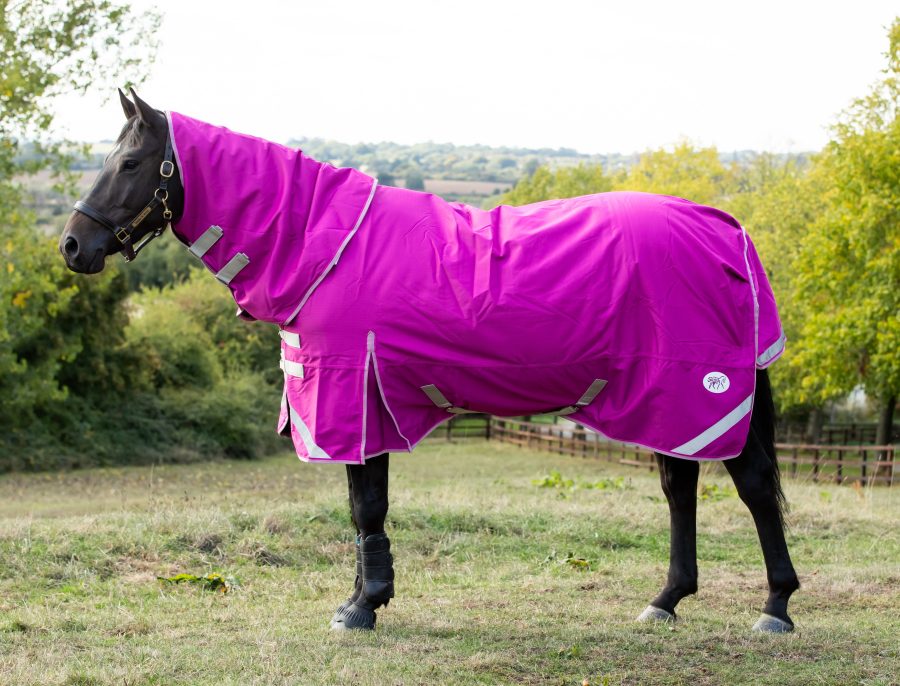 The Swish Equestrian 200g Detachable Neck Turnout blanket