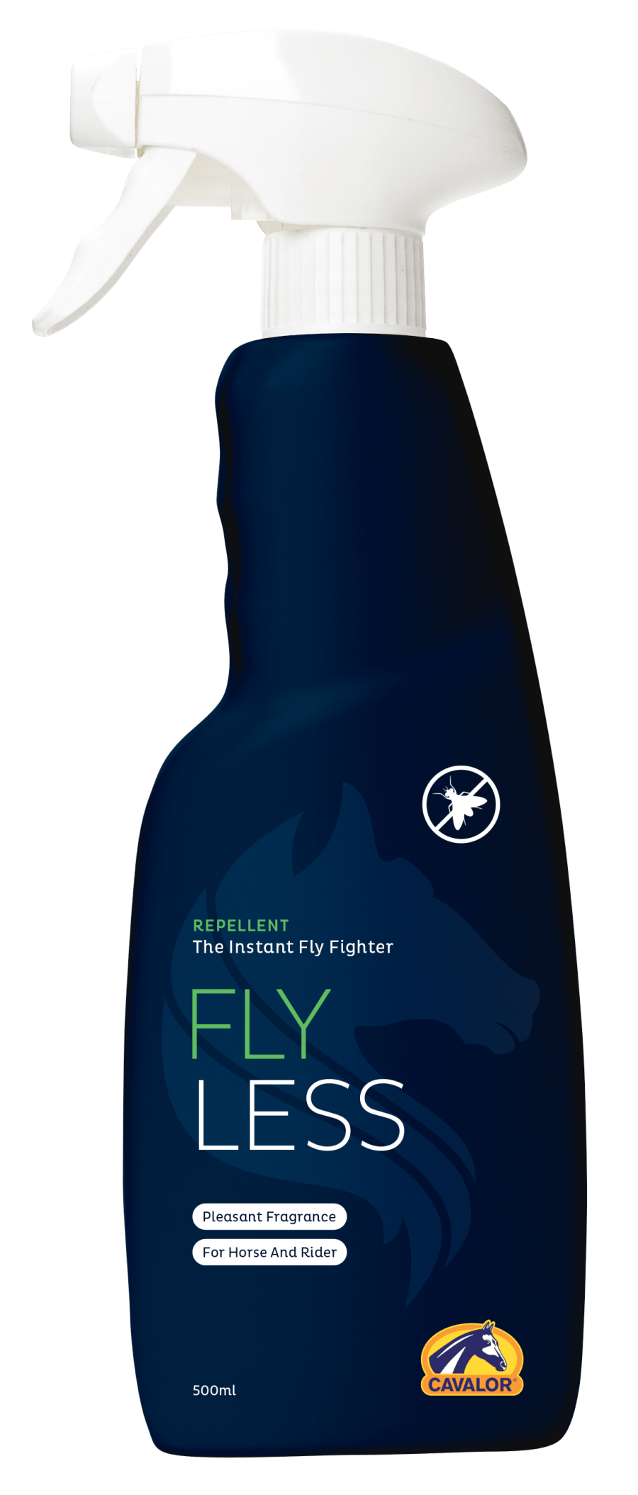 Pictured is Cavalor Flyless, which a Your Horse tester has tried and reviewed to see if it is one of the best fly sprays for horses