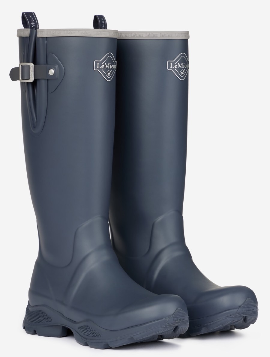 A pair of blue Le Mieux Stride Wellington Boots