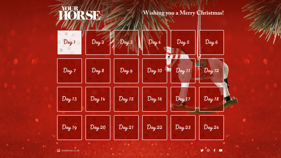 The Your Horse Advent Calendar is now closed for entries Your Horse