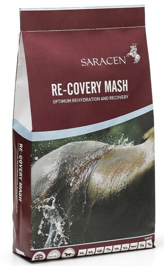 Pictured is Re-Covery Mash from Saracen Horse Feeds