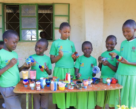 Brooke donkey care club plastic bottles repurposed