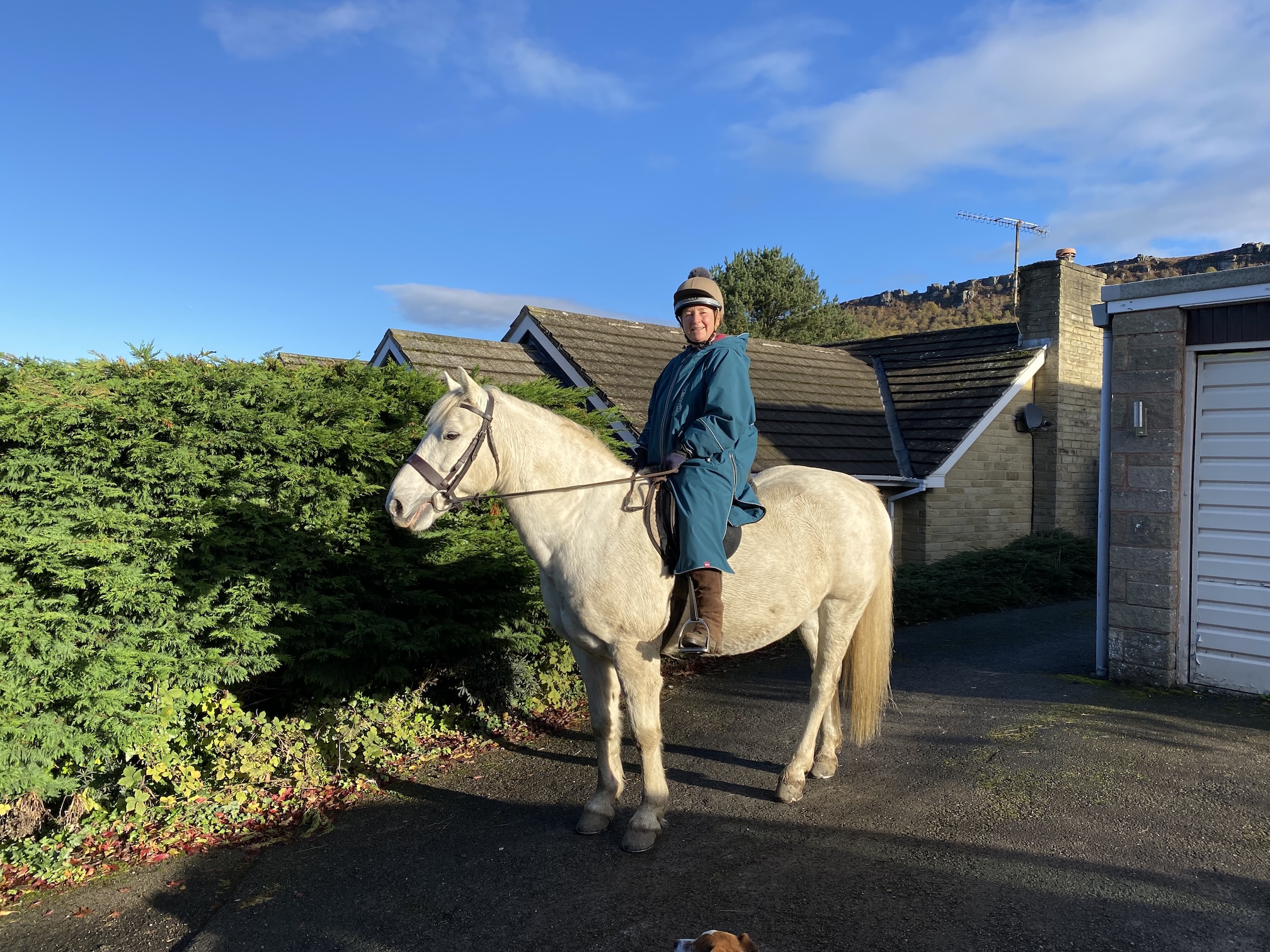I think this is a brilliant robe for riding in the wet and cold - or ...