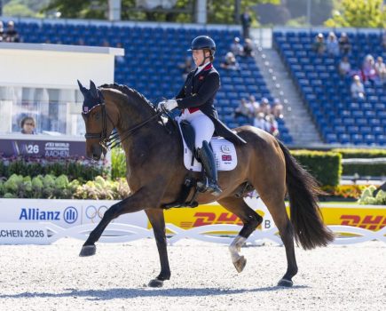 Becky Moody and Jagerbomb at the 2026 FEI World Championships