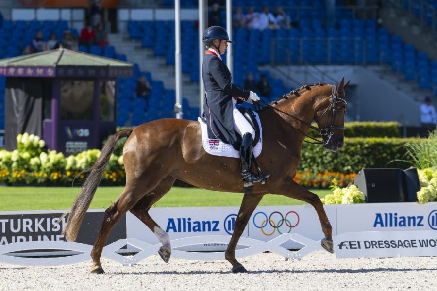 Fiona Bigwood and Donna Bella at the 2026 World Championships