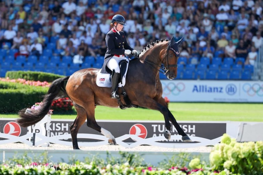 Becky Moody and Jagerbomb in the grand pix special at the 2026 World Championships