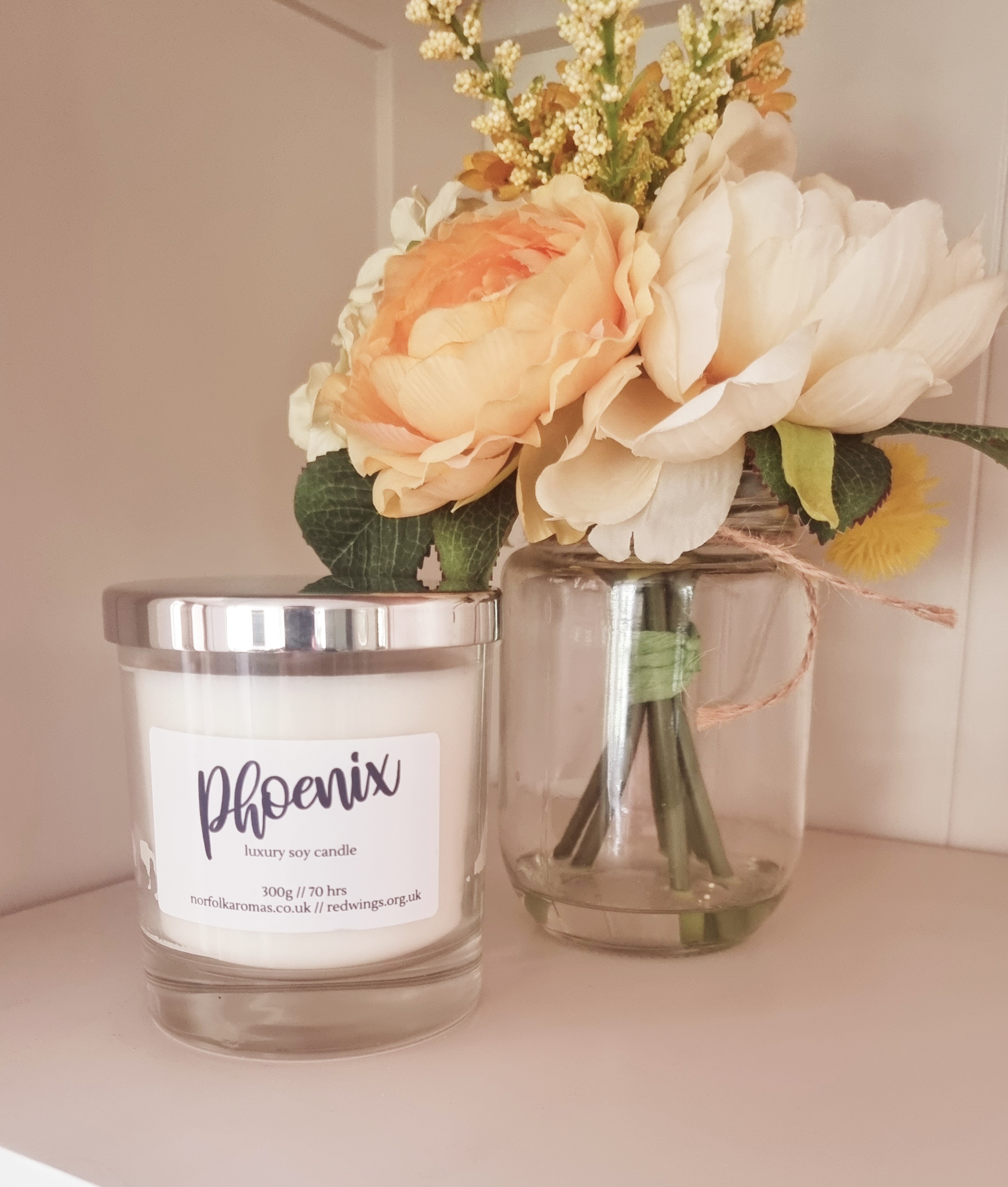 redwings phoenix candle