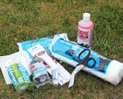 Pictured are useful horse health products to keep in an equine first aid kit