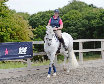 Horses are naturally 'spooky' and their first instinct is to flee when they sense danger