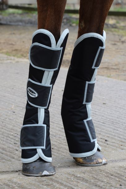 white travel boots for horses